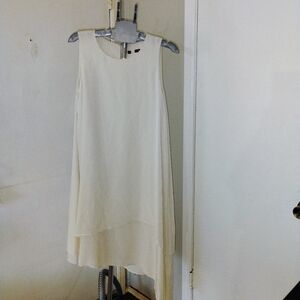 NEW Eileen Fisher Dress Size Medium l Off White 100%silk